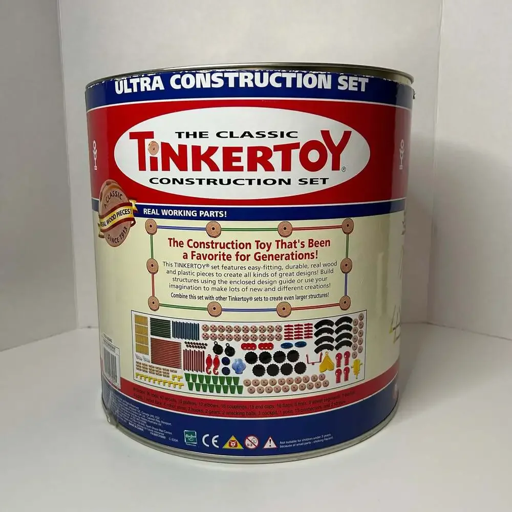 Hasbro Playskool The Classic Tinkertoy Ultra Construction Set 250 Pieces